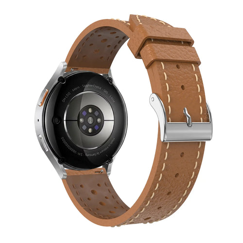 Amazfit Active Max Zephyr Leather Strap (Brown)