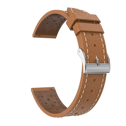 Amazfit Active Max Zephyr Leather Strap (Brown)