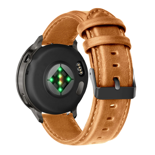 Bandz Garmin Venu 4 - 45mm Leather Strap 'Classic' (Brown)