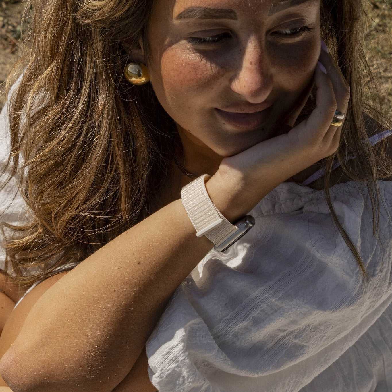 xoxo Wildhearts Apple Watch Nylon Strap (Apricot)