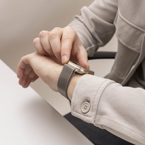 Apple Watch Ultra Modern Milanese Strap (Titanium)