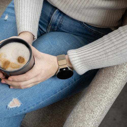 Polar Ignite Milanese Strap (Champagne)