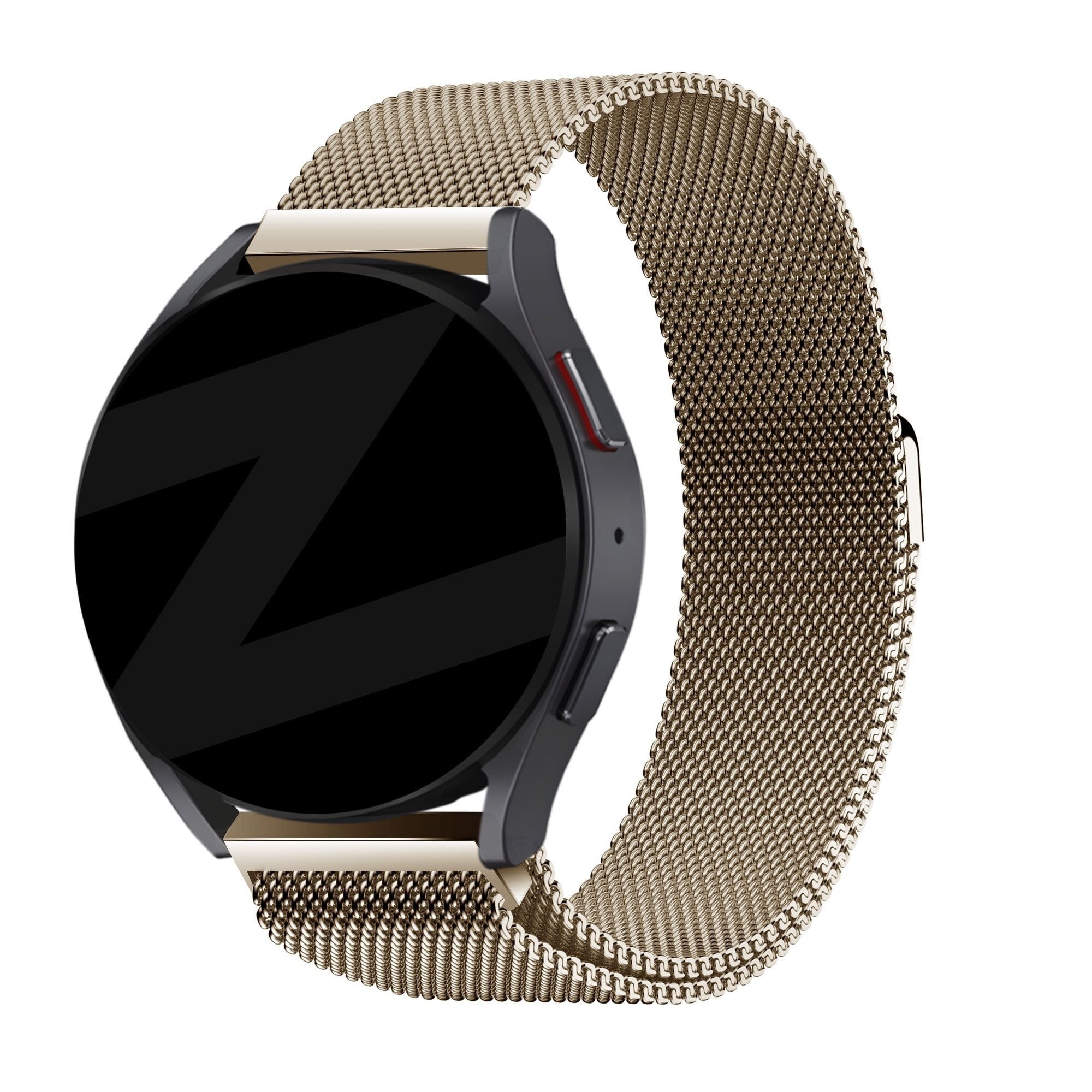 Bandz Amazfit Active 2 Milanese Loop Strap (Champagne)