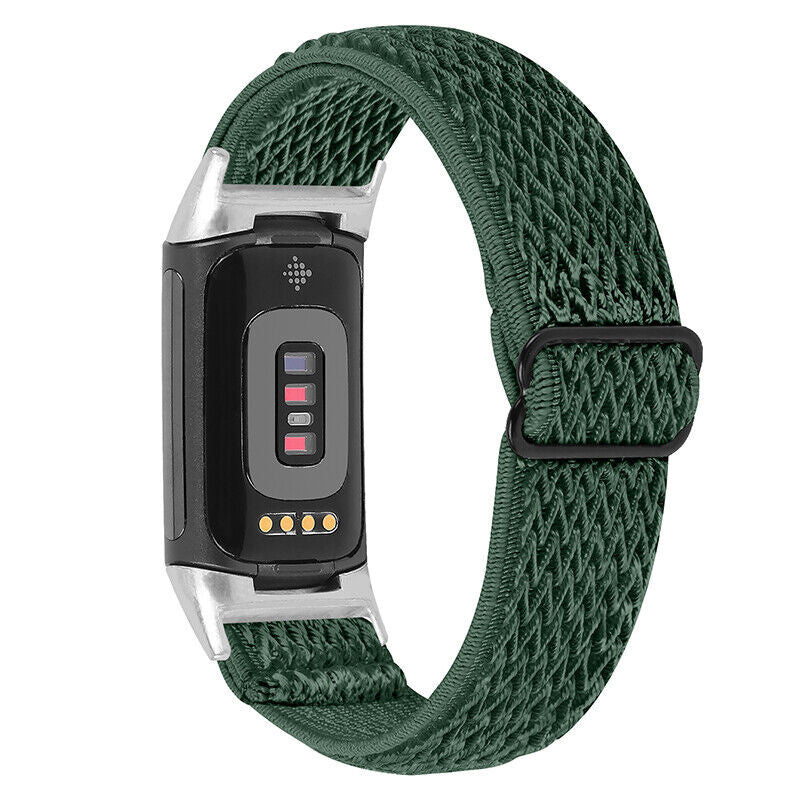 Fitbit Charge 4 Elastic Strap Green