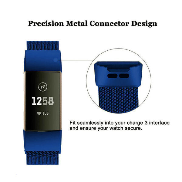 Fitbit Charge Milanese Strap (Blue)