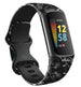 Black Floral Fitbit Charge 5 Strap
