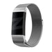 Bandz Fitbit Charge 3 Milanese Loop Strap (Silver)