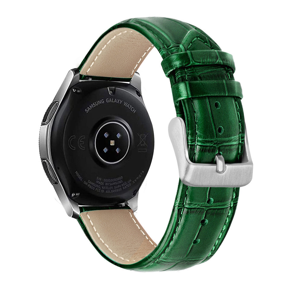 Suunto 9 Peak Leather Crocodile Grain Strap (Green)