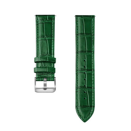 Oppo Watch S Leather Strap Crocodile Grain (Green)