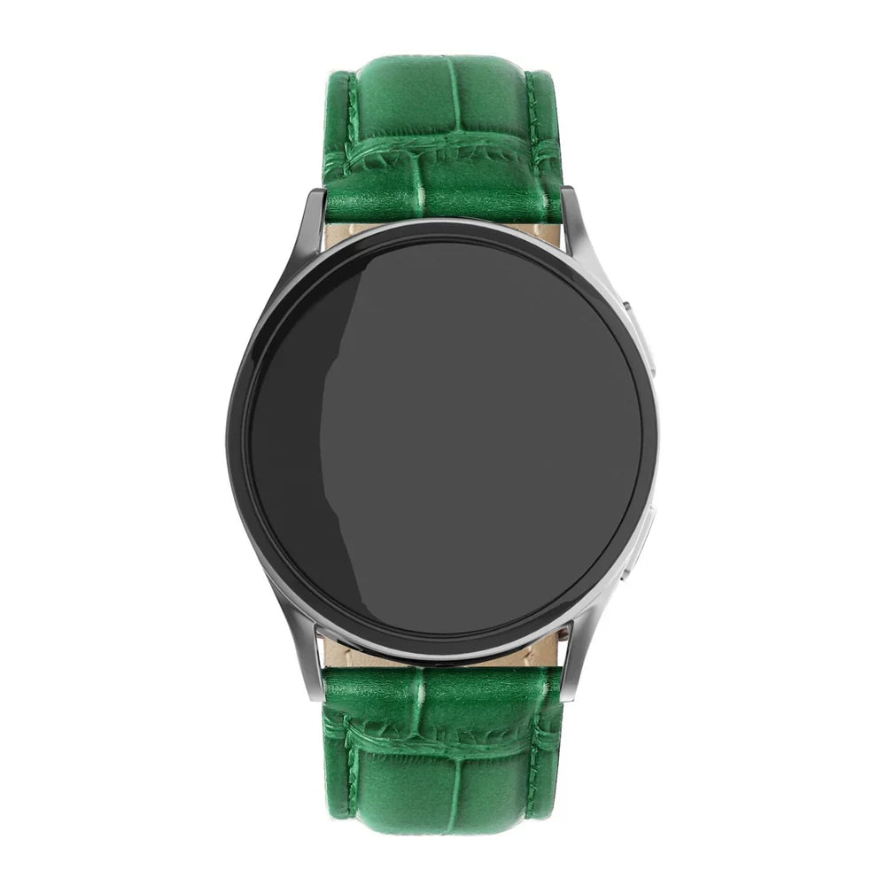Coros Apex 42mm Crocodile Leather Grain Strap (Green)