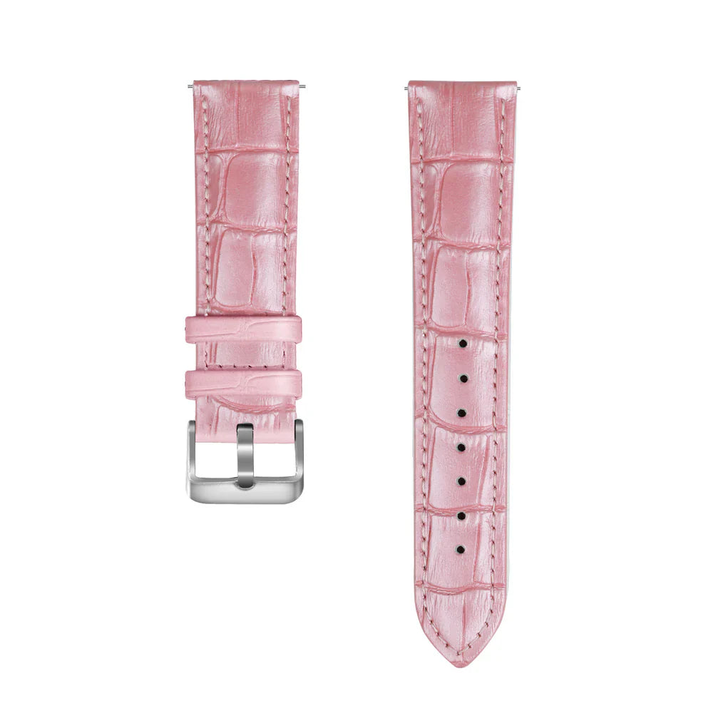 Coros Apex 42mm Crocodile Leather Grain Strap (Pink)