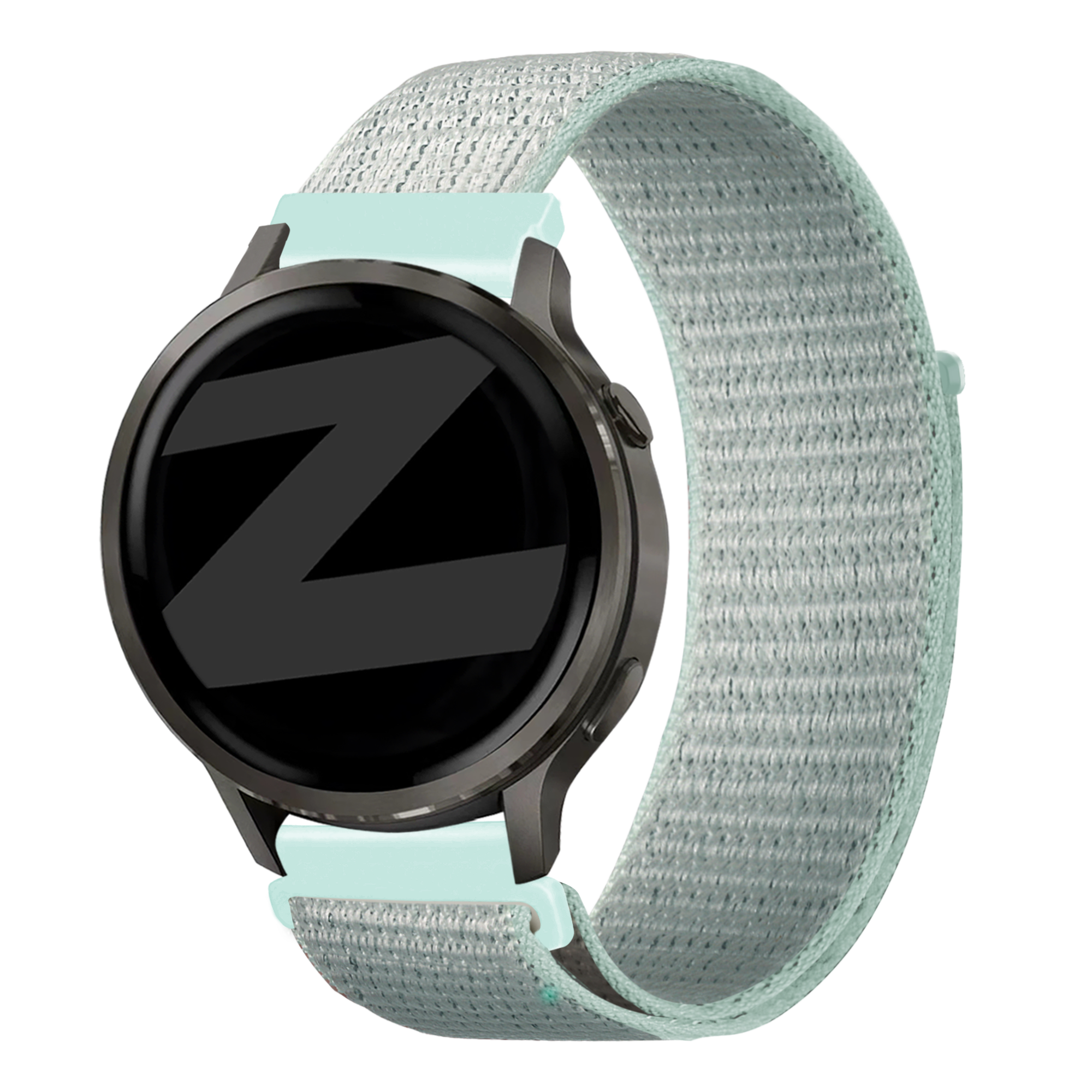 Bandz Garmin Forerunner 165 Nylon Loop Strap (Light Cyan)