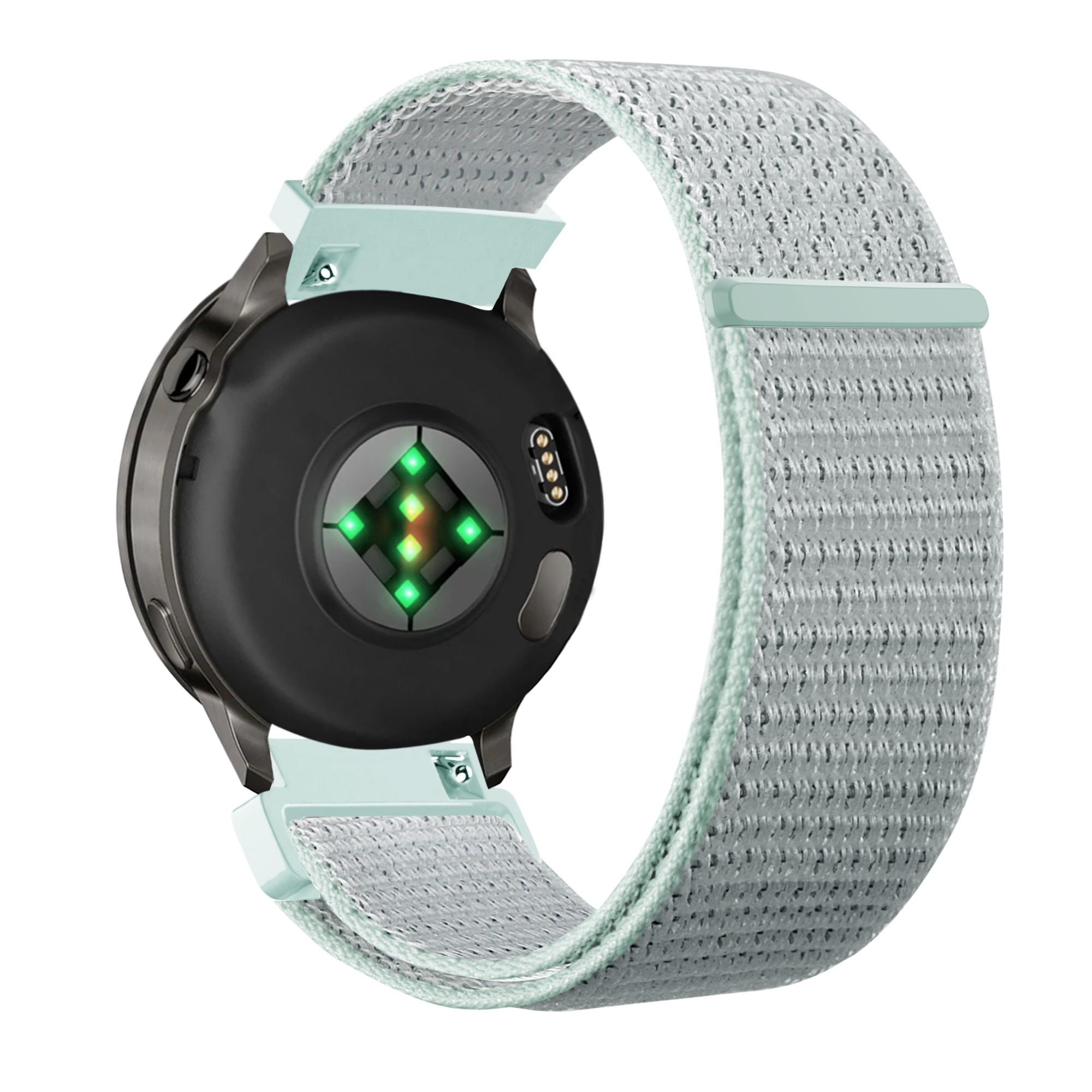 Bandz Garmin Forerunner 165 Nylon Loop Strap (Light Cyan)