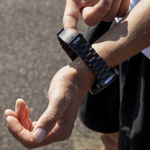 BALR Fossil Gen 5e 44mm Steel Link Strap (Black)