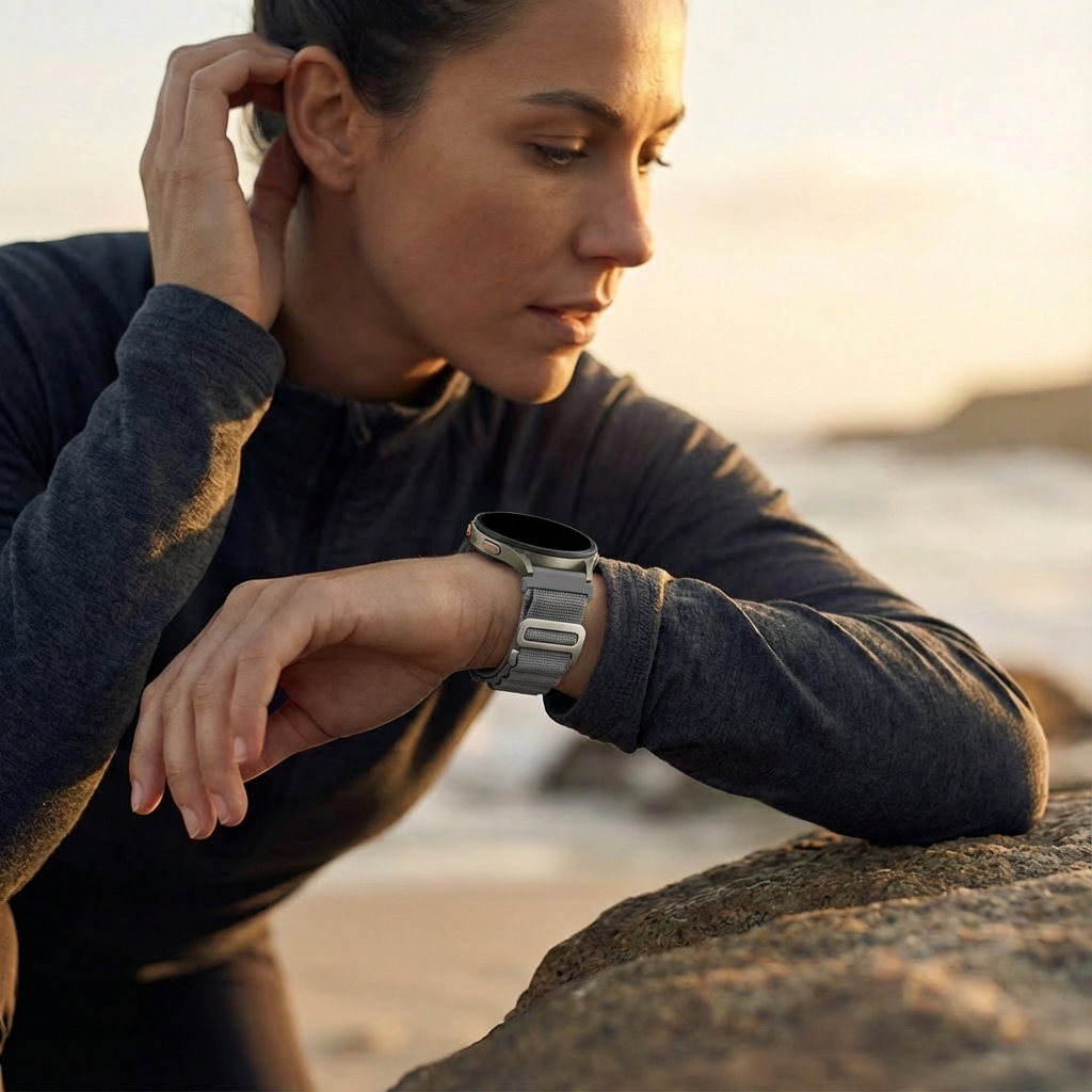 Bandz Polar Grit X Alpine Nylon Strap (Grey)