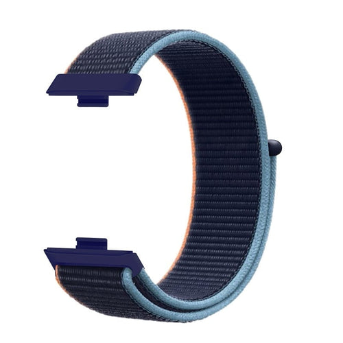 Huawei Watch Fit 4 Nylon Classic Strap (Dark Blue)