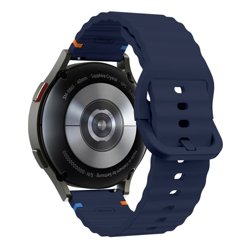 Amazfit Balance 2 Wave Silicone Strap (Dark Blue)