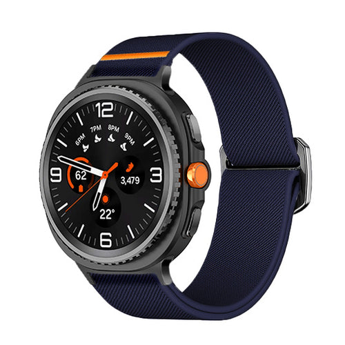 Samsung Galaxy Watch 8 - 40mm Elastic Strap (Dark Blue)