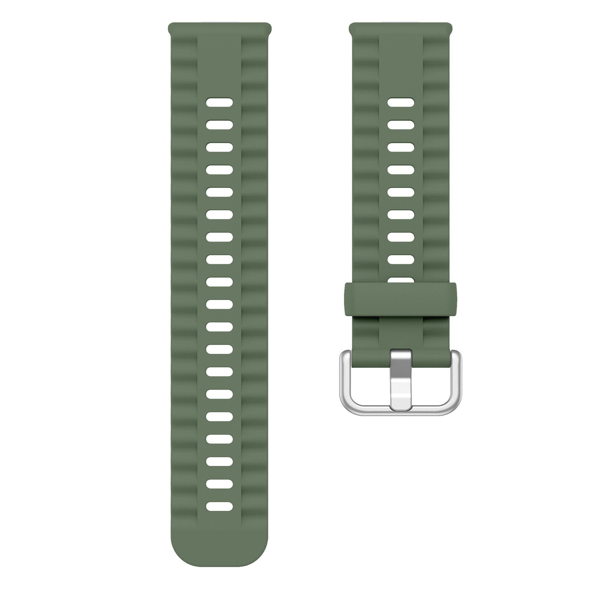 Huawei Watch Fit 4 Pro Silicone Classic Strap (Dark Green)