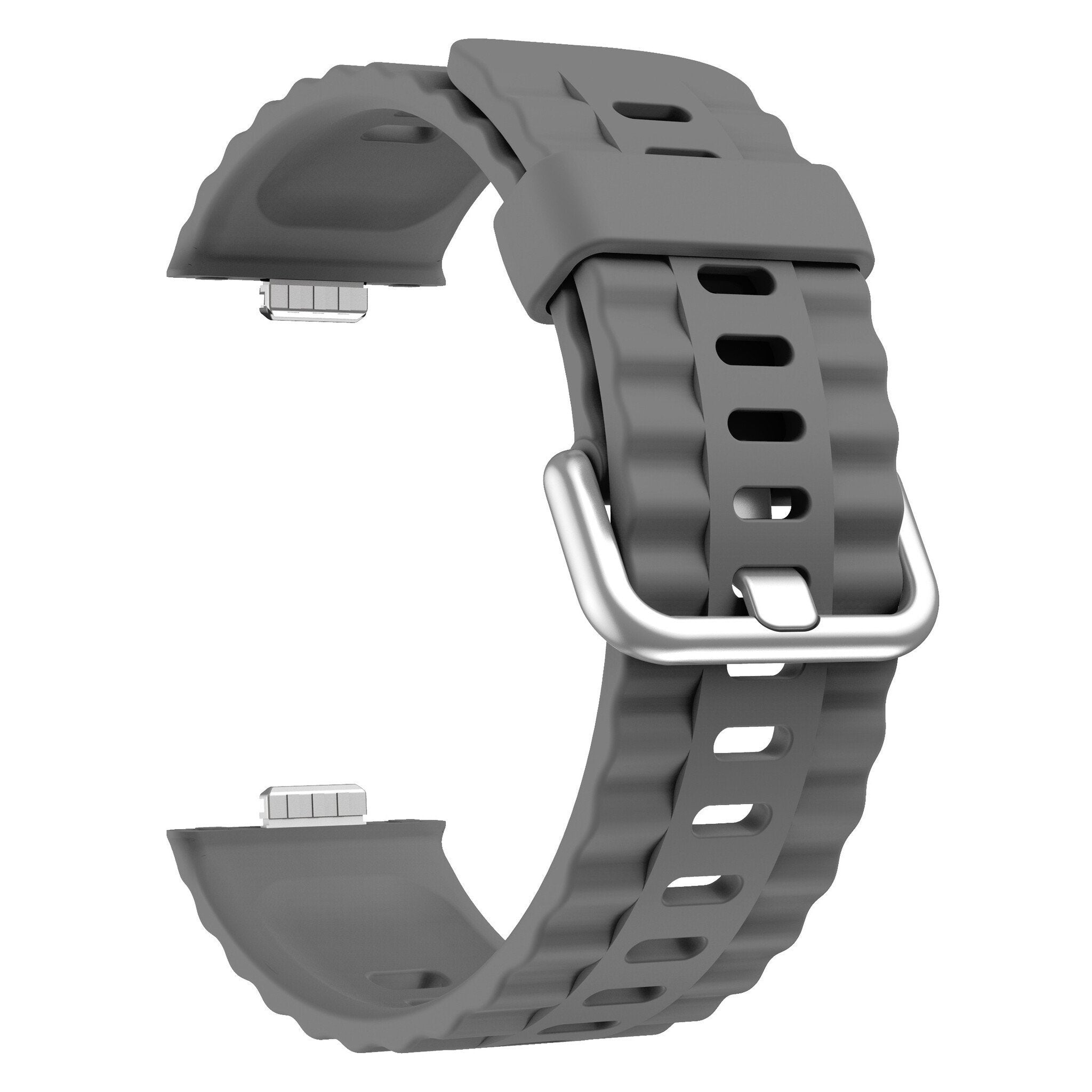 Huawei Watch Fit 4 Pro Silicone Classic Strap (Dark Grey)