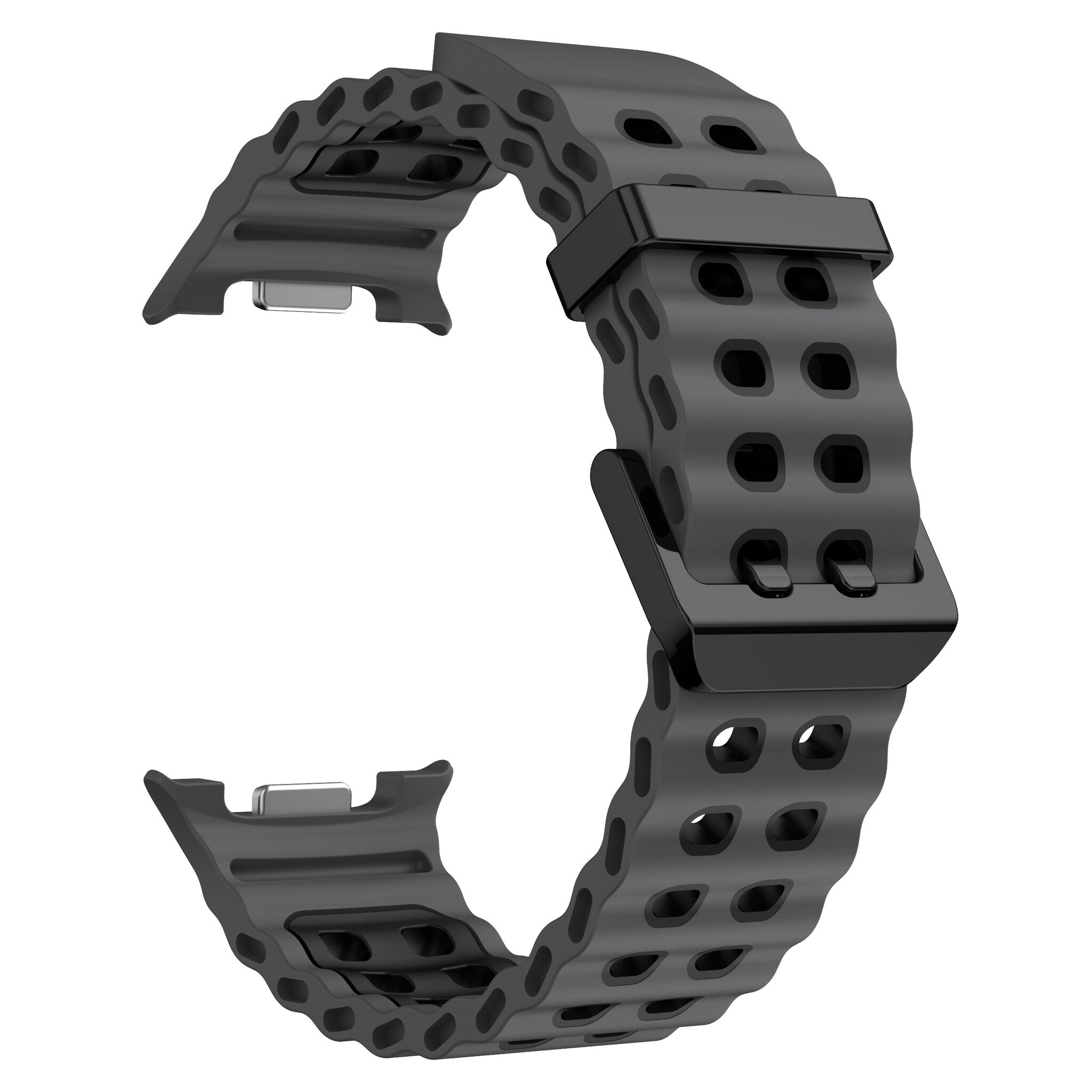 Samsung Galaxy Watch 8 - 44mm Ocean Strap (Dark Grey/Black)