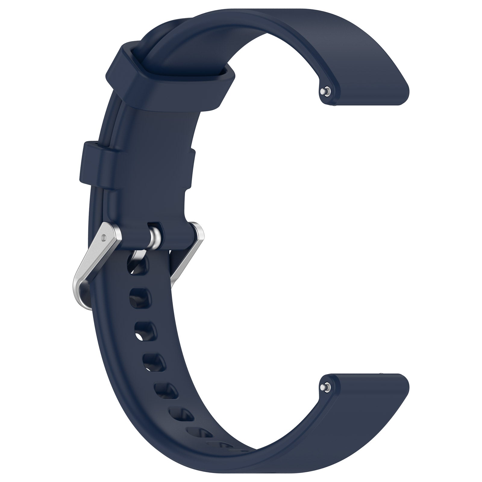 Pebble Round 2 - 14mm Silicone Classic Strap (Dark Blue)