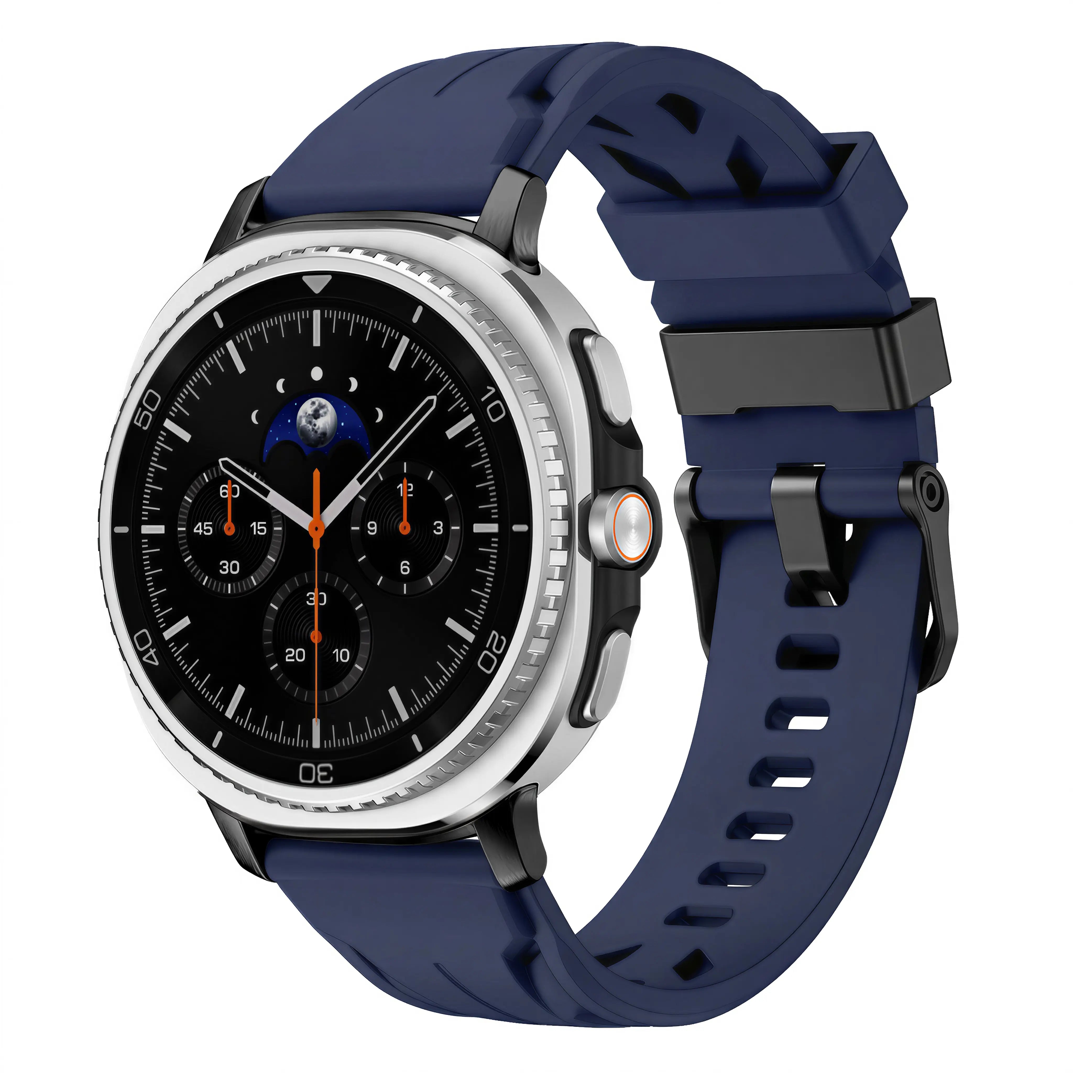 Samsung Galaxy Watch 9 - 44mm Race Silicone Strap (Dark Blue)