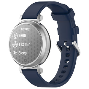Pebble Round 2 - 14mm Silicone Classic Strap (Dark Blue)