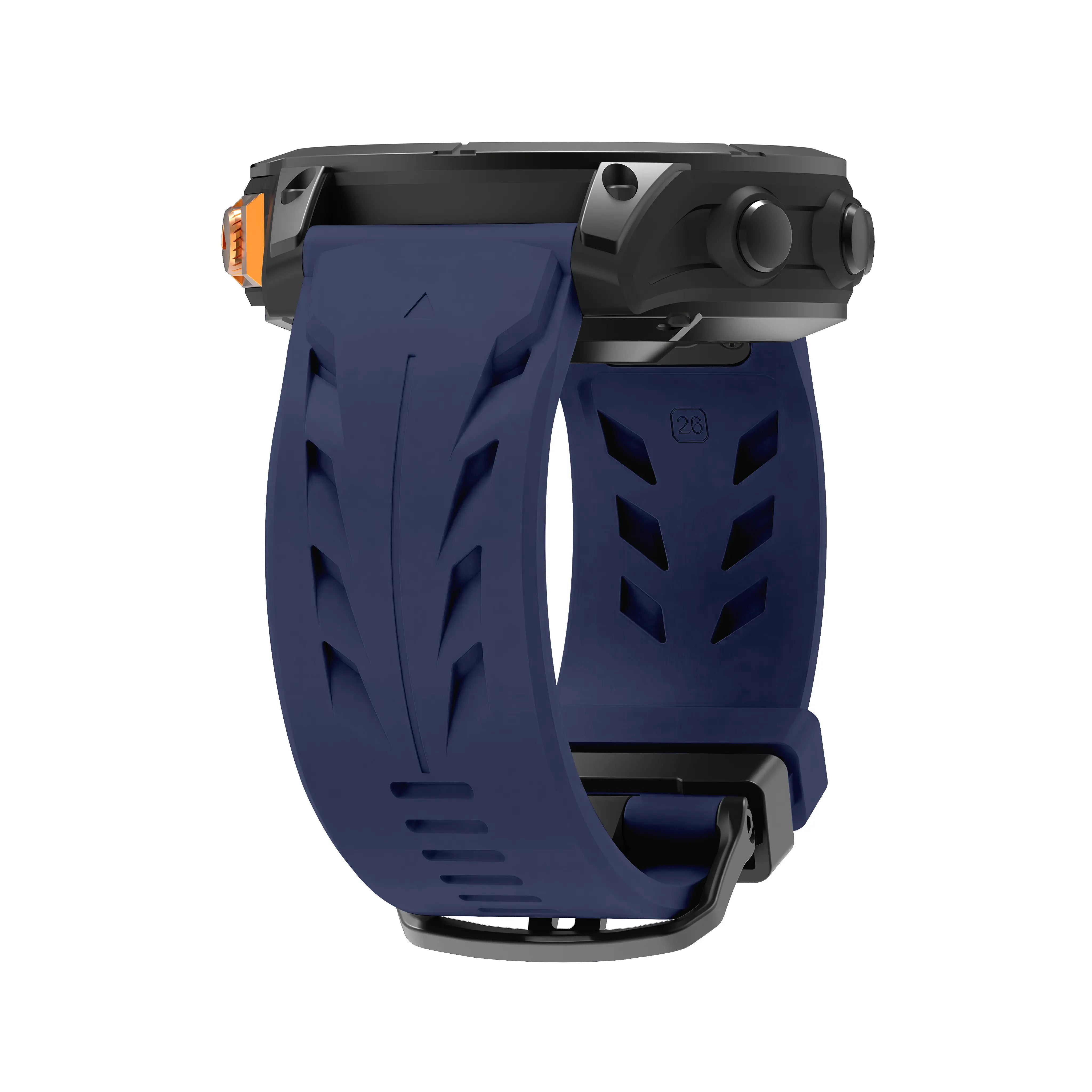 Garmin Epix Pro (Gen 2) 51mm Race Silicone Strap (Dark Blue)