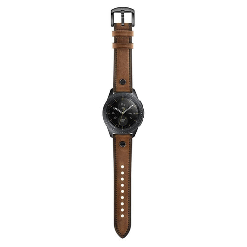Coros Apex 2 Leather Strap with Screw (Dark Brown)