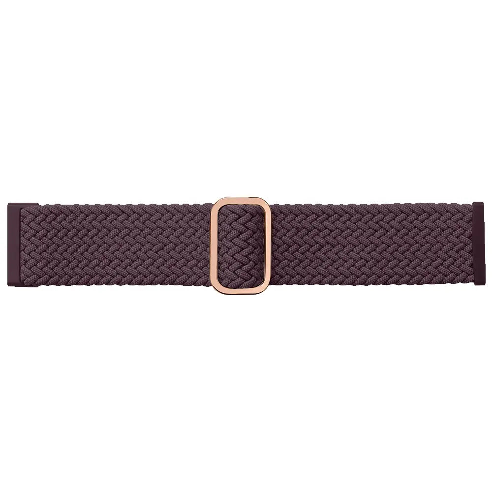 Fitbit Versa 3 Adjustable Woven Strap (Dark Cherry)