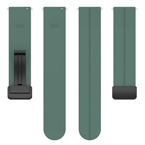 Amazfit Active 2 D-Buckle Silicone Strap (Dark Green)