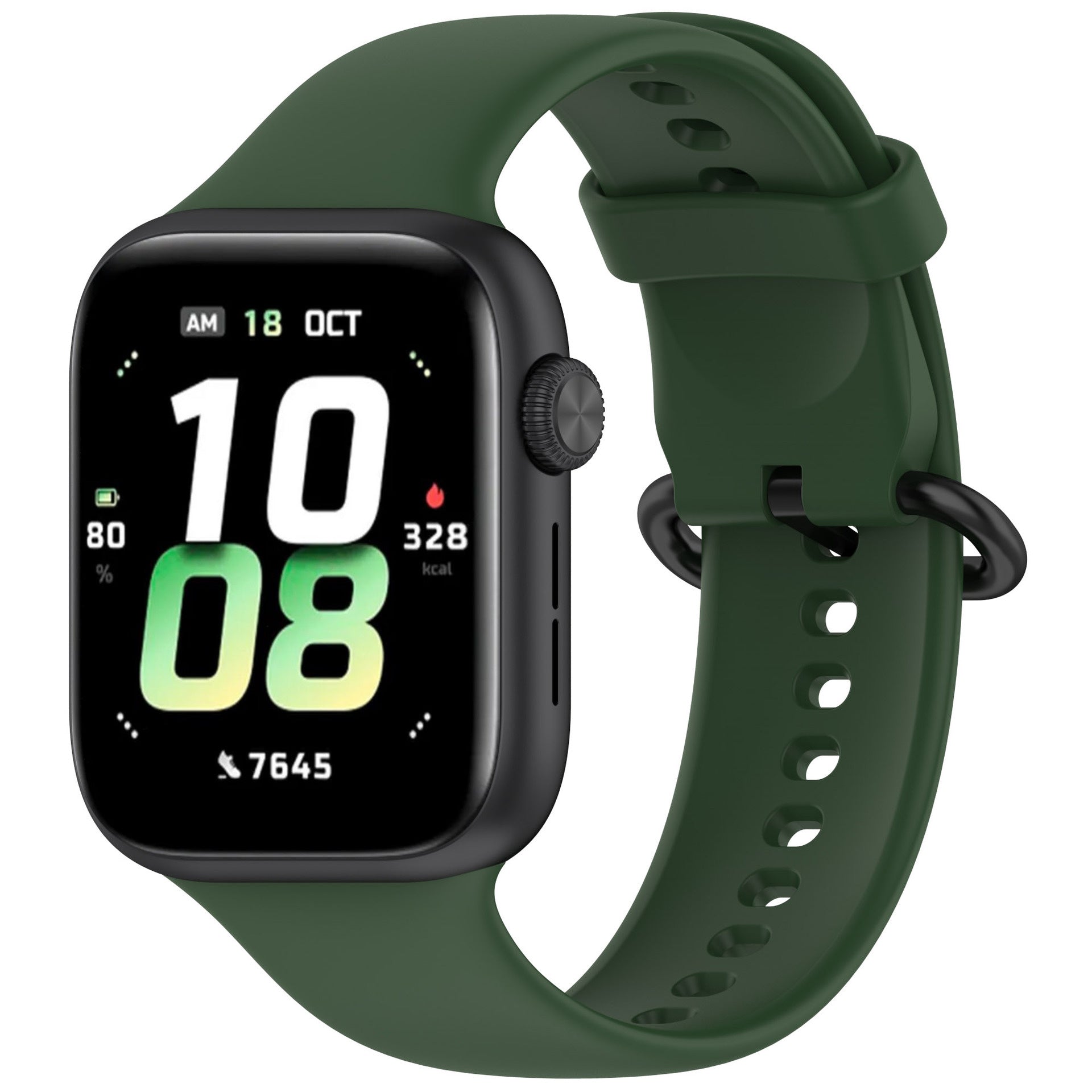 Honor Watch 5 Silicone Strap (Dark Green)