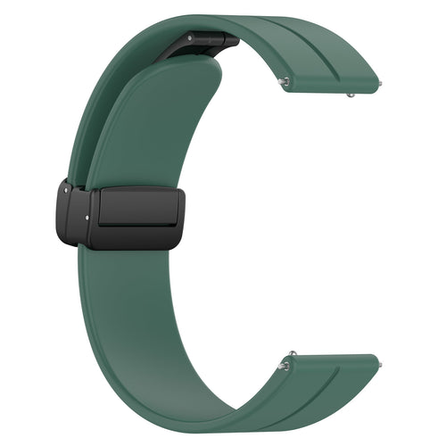Amazfit Bip U (Pro) D-Buckle Silicone Strap (Dark Green)