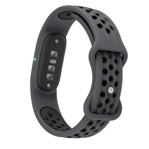 Silicone Sport Strap, dark grey/black