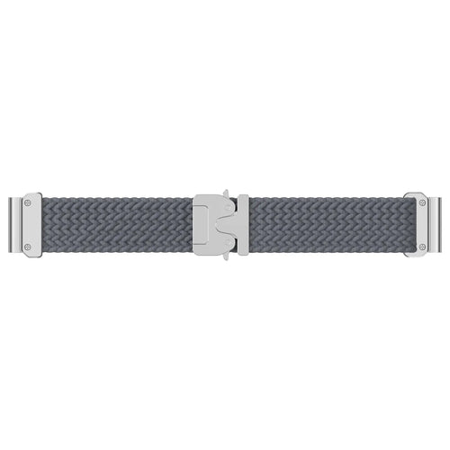 Garmin Quatix 8 Pro - 47mm Braided Strap P-Buckle (Dark Grey with Silver)