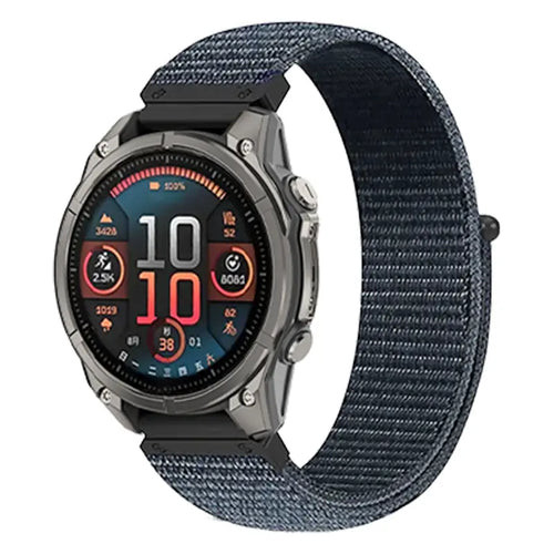 Garmin Quatix 8 Pro - 47mm Premium Nylon Strap (Dark Grey)