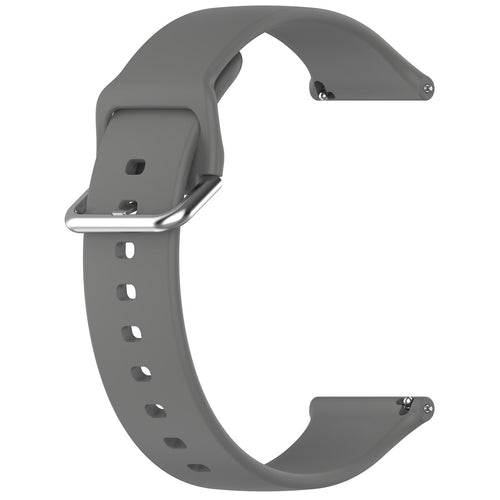 Coros Nomad Silicone Buckle Strap (Dark Grey)