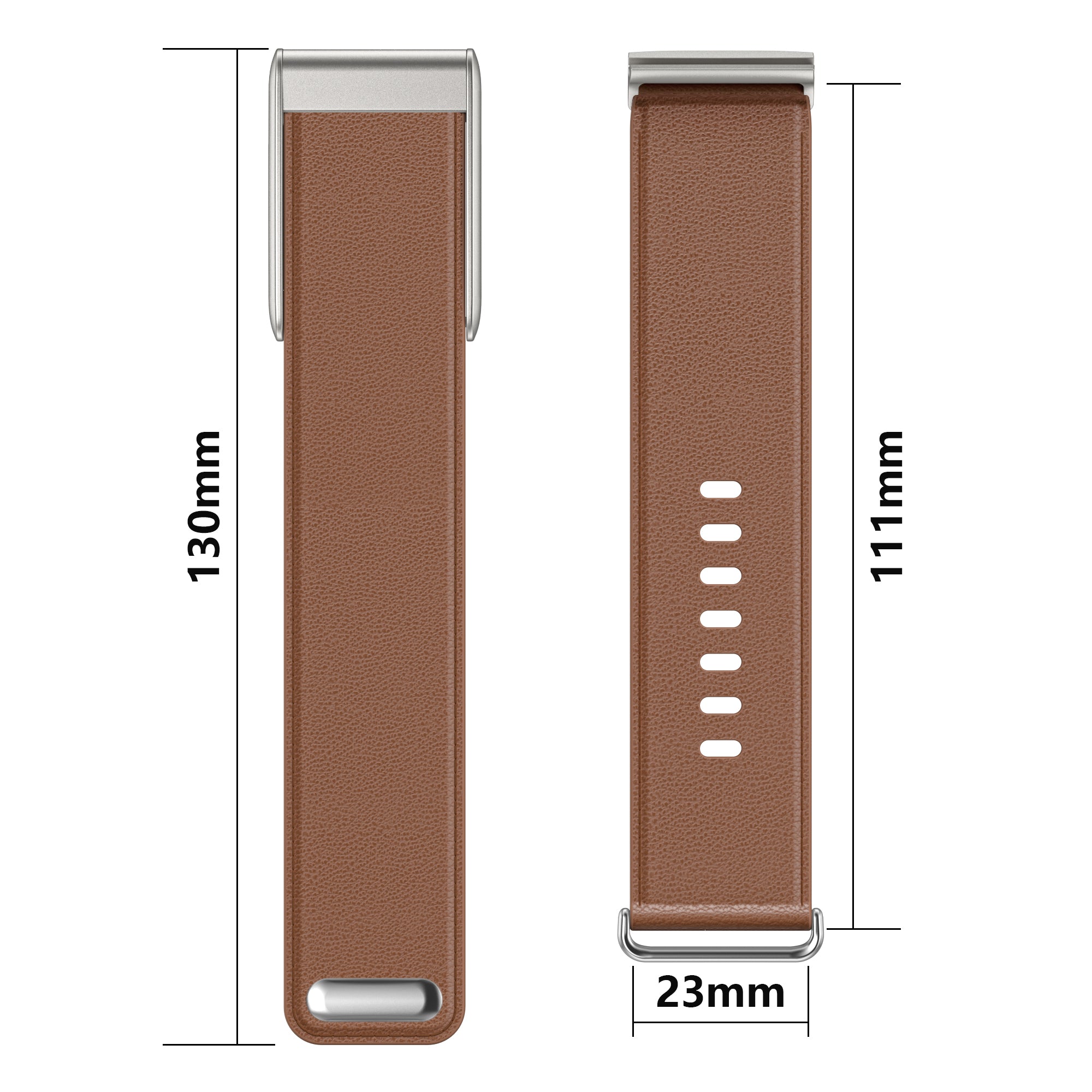Whoop 5.0 Leather Strap (Brown)