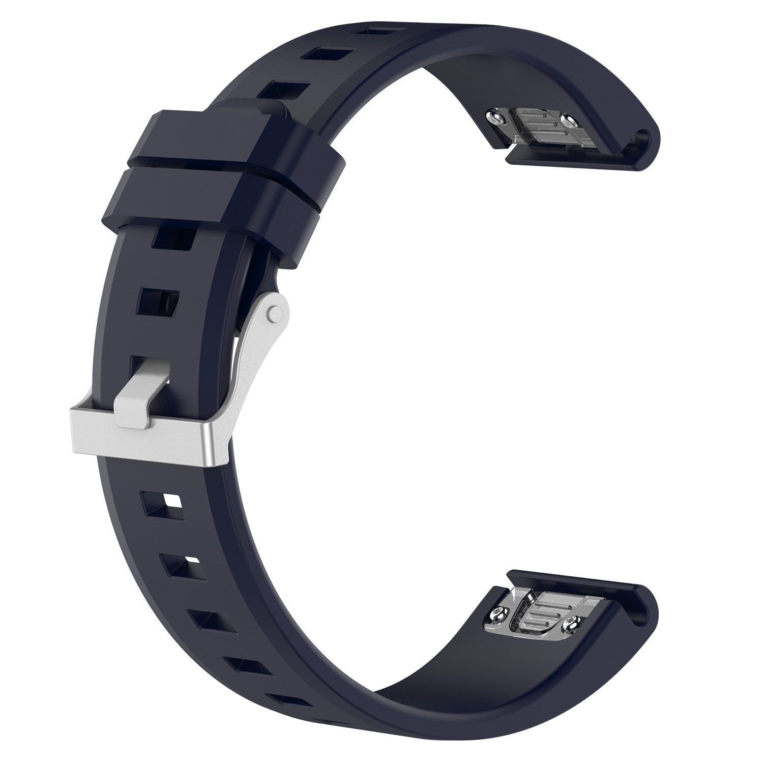 Garmin Forerunner 970 Glossy Silicone Strap (Dark Blue)