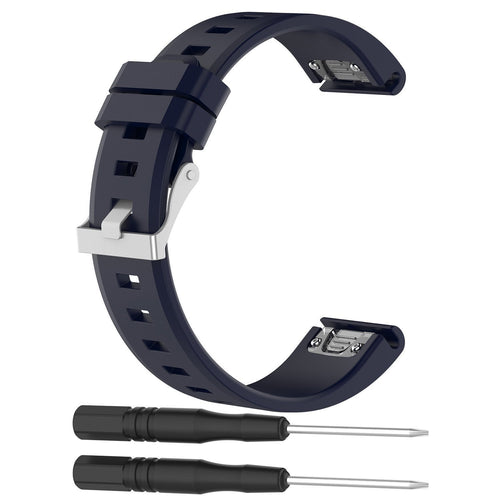 Garmin Forerunner 935 Glossy Silicone Strap (Dark Blue)