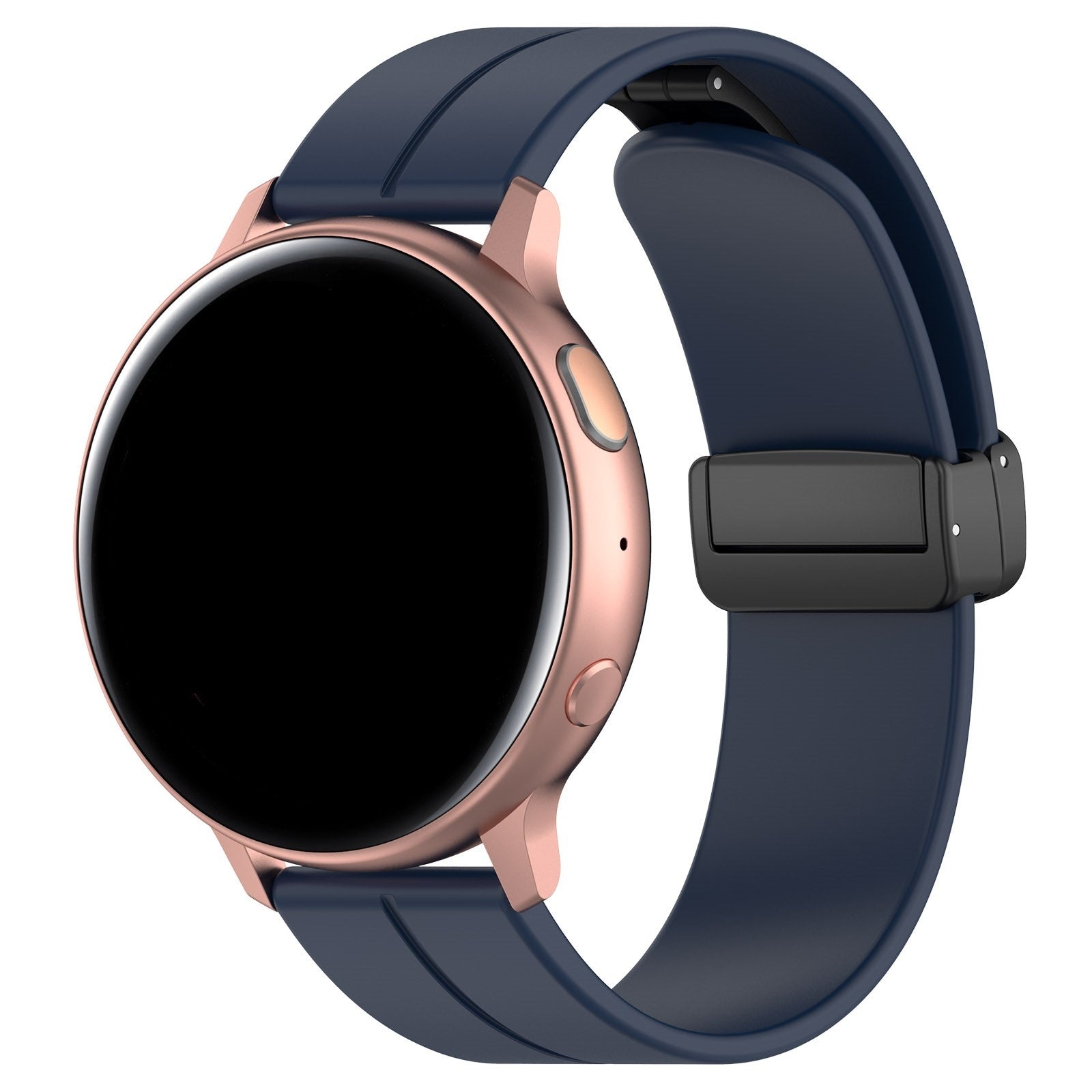 Withings Steel HR - 40mm D-Buckle Silicone Strap (Dark Blue)