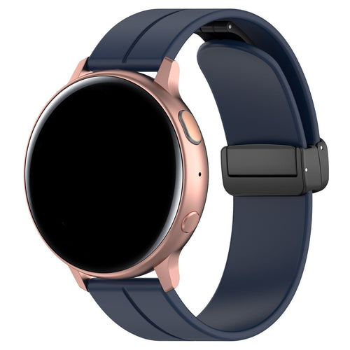 Amazfit Active 2 D-Buckle Silicone Strap (Dark Blue)