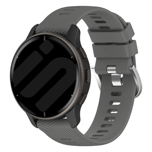 Garmin Vivomove Sport Silicone Strap (Dark Grey)