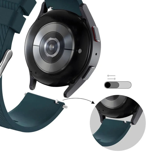 Bandz Coros Apex 2 Silicone Strap 'Deluxe' (Dark Green)
