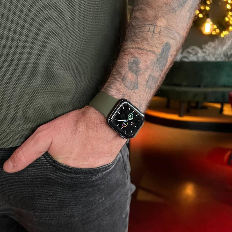 Apple Watch Silicone Strap (Army Green)