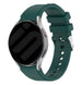 Samsung Galaxy Watch 6 - 44mm Silicone Strap Perfect Fit (Dark Green)