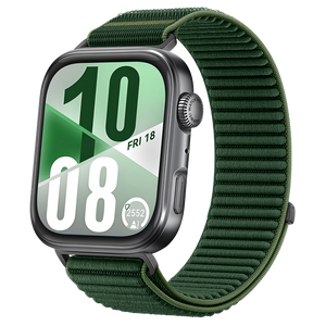 Huawei Watch Fit 4 Nylon Wave Strap (Dark Green)