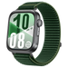 Huawei Watch Fit 4 Pro Nylon Wave Strap (Dark Green)