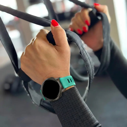 Bandz Garmin Vivomove 3s Sport Strap with Buckle (Aqua/Black)